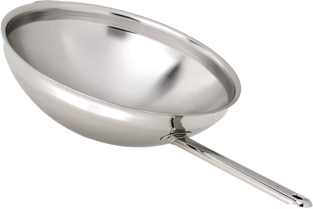 Demeyere Apollo 7 - Wok - 30 Cm - Met Glazen Deksel 6 Demeyere Apollo 7 - Wok - 30 Cm - Met Glazen Deksel - Afbeelding 6