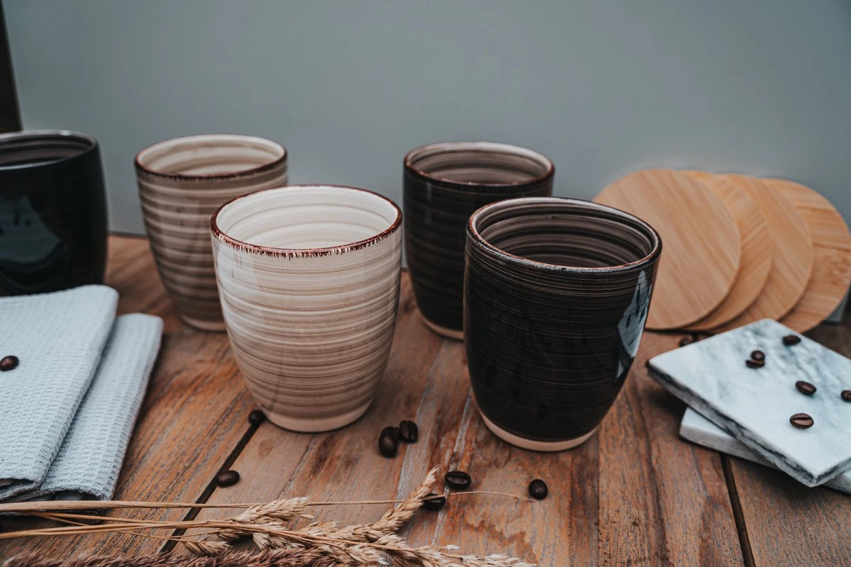 Koffiekopjes - Industrieel Grijs - Koffiebeker - Unieke Kleuren - Set Van 12 Kopjes (ook Los Verkrijgbaar) - 160ML En 340ML - Porselein - Hip En Trendy 4 Koffiekopjes - Industrieel Grijs - Koffiebeker - Unieke Kleuren - Set Van 12 Kopjes (ook Los Verkrijgbaar) - 160ML En 340ML - Porselein - Hip En Trendy - Afbeelding 4