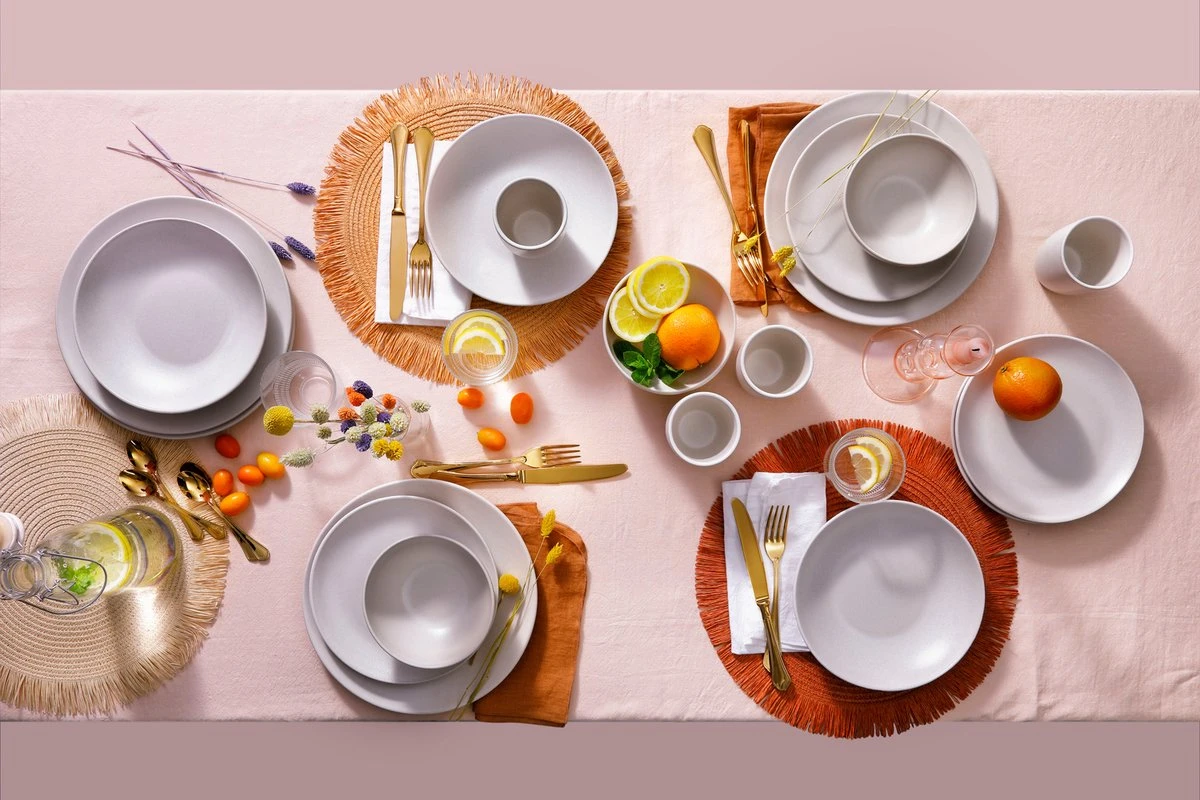 Mammoet Serviesset Spirit Stoneware 6-persoons 24-delig Offwhite 5 Mammoet Serviesset Spirit Stoneware 6-persoons 24-delig Offwhite - Afbeelding 5