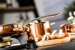 Koekenpan Ø26cm Met Deksel - Inductie - Koper - DUCQ 13 Koekenpan Ø26cm Met Deksel - Inductie - Koper - DUCQ -Keukenheld Verkoopwinkel 1200x807