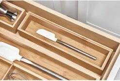 IDesign Bamboe Bakjes Voor Lade Stapelbaar D (15,5 X 30,5 X 5 Cm) - 45 - Stapelbaar & Decoratief -Keukenheld Verkoopwinkel 1200x812 1