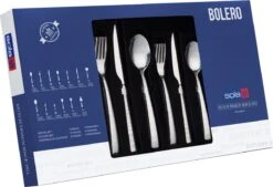 Sola Bestekset Bolero - Economy - 8 Persoons - 70 Delig - Zilver Chroomstaal 18/0 - RVS -Keukenheld Verkoopwinkel 1200x821