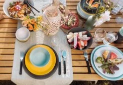 Mepal - Serviesset Bloom 8-delig – Geschikt Als Stijlvol Buitenservies - Pebble Assorti – Ideaal Voor Buiten En Binnen – Licht In Gewicht -Keukenheld Verkoopwinkel 1200x826 1