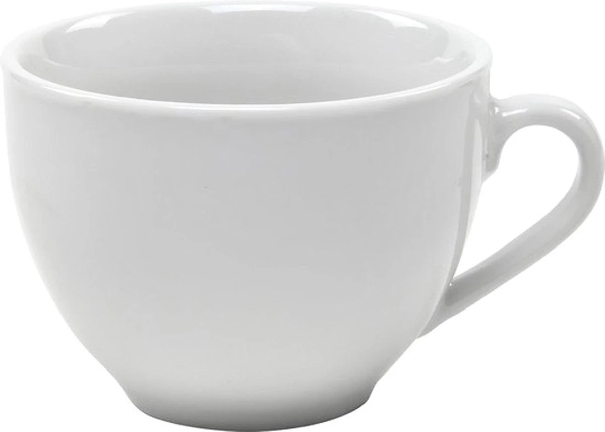 Merkloos Koffie Kopjes – Koffiekopjes – Koffiemokken – Cappuccino – Set Van 6 – Porselein – 250 Ml – Wit 3 Merkloos Koffie Kopjes – Koffiekopjes – Koffiemokken – Cappuccino – Set Van 6 – Porselein – 250 Ml – Wit - Afbeelding 3