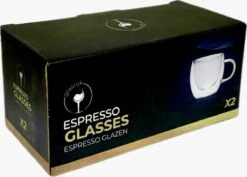 Glasrijk® Dubbelwandige Espresso Glazen - 80 Ml - 2 Stuks - Espresso Kopjes - Espresso Kopjes Dubbelwandig - Espresso Glazen - Espressokopjes - Dubbelwandige Glazen -Keukenheld Verkoopwinkel 1200x858 3