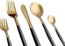 LuZana - Bestek Set Goud - 30-delig - Bestekset 6 Persoons - Goud/zwart - Bestek - Borden - Bestekset Zwart 20 LuZana - Bestek Set Goud - 30-delig - Bestekset 6 Persoons - Goud/zwart - Bestek - Borden - Bestekset Zwart -Keukenheld Verkoopwinkel 1200x859