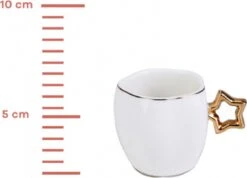 Karaca -Star- Set Van 6 Koffiekopset 80 Ml- Koffiekopjes Voor 6 Personen-Turkse Koffie-Moccakop-espressokop-12-delig, Witgoud, 6 Espressokopjes En 6 Schoteltjes, Mokkakopjes, Porselein, Koffieservies 5 Karaca -Star- Set Van 6 Koffiekopset 80 Ml- Koffiekopjes Voor 6 Personen-Turkse Koffie-Moccakop-espressokop-12-delig, Witgoud, 6 Espressokopjes En 6 Schoteltjes, Mokkakopjes, Porselein, Koffieservies -Keukenheld Verkoopwinkel 1200x867 5