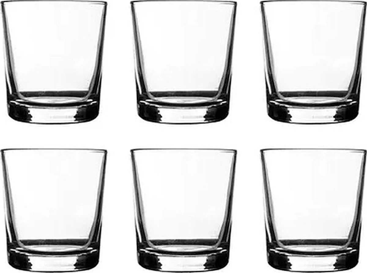 ESSENTIALS SET VAN 6 LAGE DRINKGLAZEN 200ML 1 ESSENTIALS SET VAN 6 LAGE DRINKGLAZEN 200ML