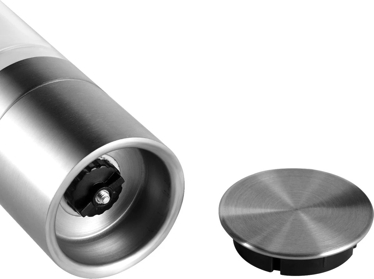 Merkloos Peper- En Zoutmolen- 2 In 1 - RVS - 22 X 5,2 Cm 5 Merkloos Peper- En Zoutmolen- 2 In 1 - RVS - 22 X 5,2 Cm - Afbeelding 5