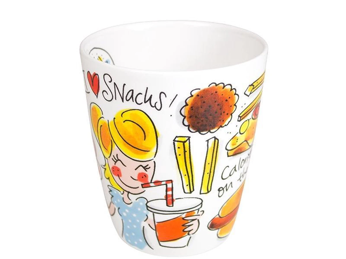 Blond Amsterdam Snack Mok - Groot - 350 Ml 2 Blond Amsterdam Snack Mok - Groot - 350 Ml - Afbeelding 2