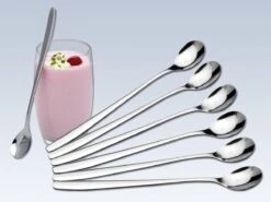 Dessertlepels - Cocktaillepels - IJslepels - Latte Macchiato Lepels - Yoghurtlepels - Set Van 6 Stuks -RVS (18/0) -19 Cm -Keukenheld Verkoopwinkel 1200x900 13
