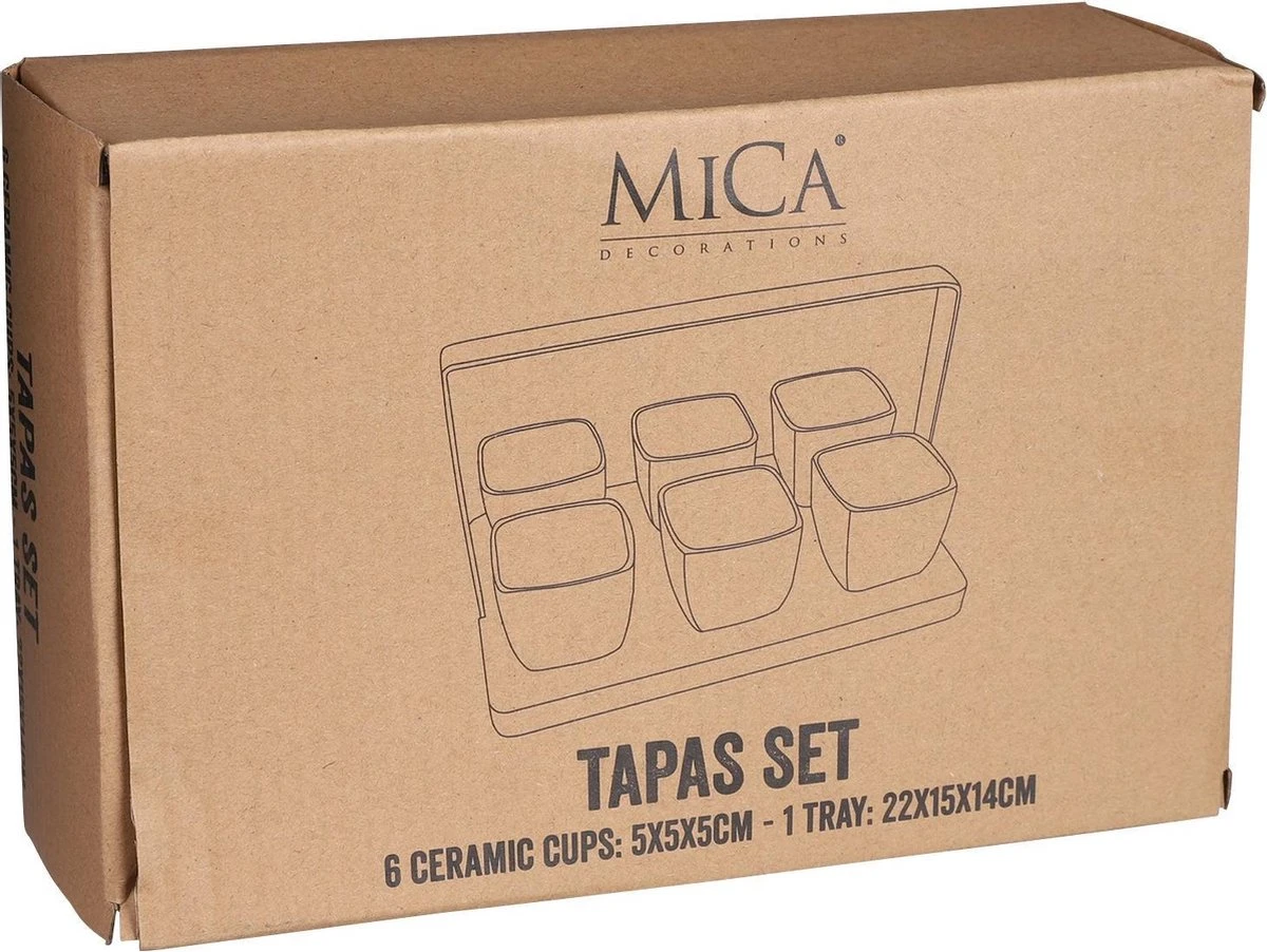 Mica Decorations - Luxe Tapas Set - 6 Zwarte Tapas Schaaltjes Op Houten Tapasplank - Servies - Borrelplank Olijfhout 4 Mica Decorations - Luxe Tapas Set - 6 Zwarte Tapas Schaaltjes Op Houten Tapasplank - Servies - Borrelplank Olijfhout - Afbeelding 4