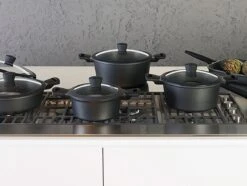 Sola Wokpan Fair Cooking - Ø 30 Cm - Zwart/wit - Aluminium - Antiaanbaklaag -Keukenheld Verkoopwinkel 1200x905