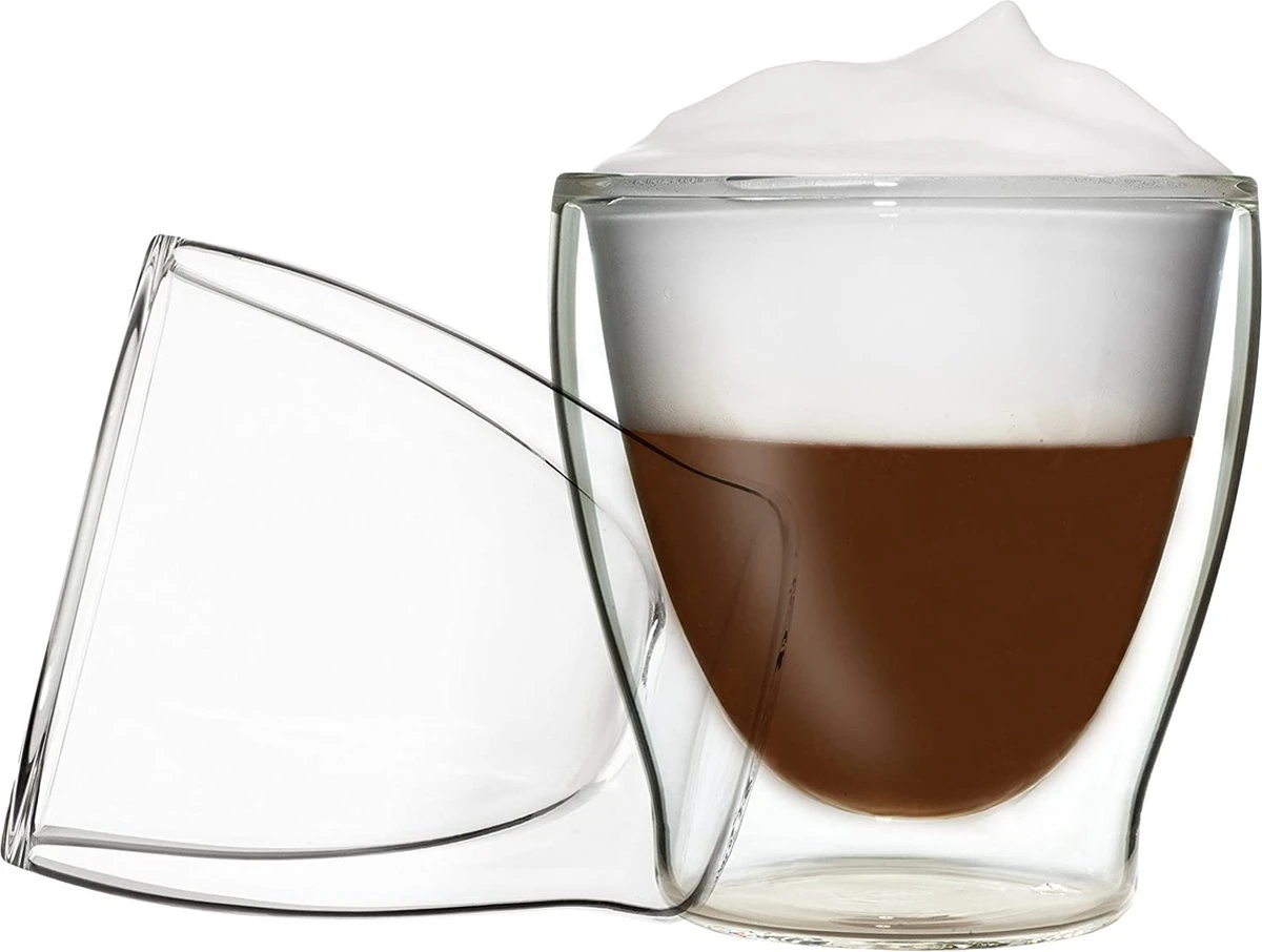 DUOS Gläser 2x (80, 200, 310, 400ml) - Feelino Dubbelwandige Glazen/thermoglazen/theeglazen/koffieglazen Met Zweefeffect Houden Dranken Langer Warm En Langer Koud 9 DUOS Gläser 2x (80, 200, 310, 400ml) - Feelino Dubbelwandige Glazen/thermoglazen/theeglazen/koffieglazen Met Zweefeffect Houden Dranken Langer Warm En Langer Koud - Afbeelding 9