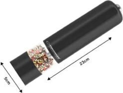 Esperanza Elektrische Pepermolen Malabar - Black -Keukenheld Verkoopwinkel 1200x915 1