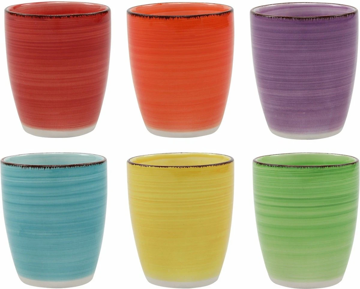 Studio Tavola Bekers Ocean Blue 160 Ml - 6 Stuks 6 Studio Tavola Bekers Ocean Blue 160 Ml - 6 Stuks - Afbeelding 6