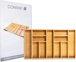 Grote Bestekbak Bamboe 81x47CM - Coninx Besteklade - Opbergbak - Duurzaam - Bamboe - Voor Laden Vanaf 47cm Diep 15 Grote Bestekbak Bamboe 81x47CM - Coninx Besteklade - Opbergbak - Duurzaam - Bamboe - Voor Laden Vanaf 47cm Diep -Keukenheld Verkoopwinkel 1200x987