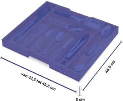 ACAZA Uitschuifbare Bestekbak In Bamboe Hout, Besteklade Met 7 Tot 9 Vakken, Ladeverdeler, Opbergbak, Bestekcassette, Verstelbaar -Keukenheld Verkoopwinkel 1200x989