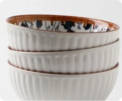 Winkrs - Servies Set Met 6 Kommetjes - Keramiek - Chinese Kommen Voor Rijst, Saus, Hapjes Etc. -Keukenheld Verkoopwinkel 1200x998