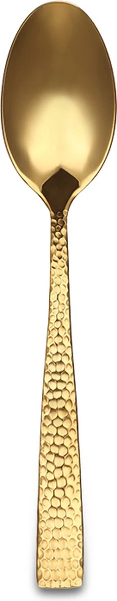Bestekset - Bestek Goud Gehamerd -24 Delig-Zwitsers Kwaliteit-Complete Set-100% Roestvrijstaal-Gehamerd Gold 24k-Goud 24K 6 Bestekset - Bestek Goud Gehamerd -24 Delig-Zwitsers Kwaliteit-Complete Set-100% Roestvrijstaal-Gehamerd Gold 24k-Goud 24K - Afbeelding 6