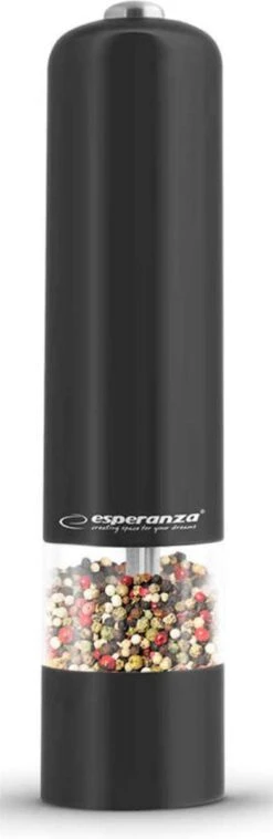 Esperanza Elektrische Pepermolen Malabar - Black