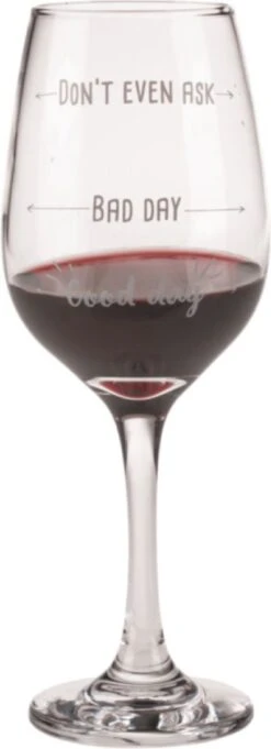 Out Of The Blue Grappig Wijnglas Met Tekst - Wijncadeau Voor Vrouwen - Cadeau Sinterklaas Kerst Verjaardag - Wijnglas Met Wijnhumor En Print: Good Day, Bad Day, Don’t Even Ask 10 Out Of The Blue Grappig Wijnglas Met Tekst - Wijncadeau Voor Vrouwen - Cadeau Sinterklaas Kerst Verjaardag - Wijnglas Met Wijnhumor En Print: Good Day, Bad Day, Don’t Even Ask -Keukenheld Verkoopwinkel 435x1200 2