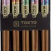 Tokyo Design Studio – Chopstick Set - Komische Draak – Eetstokjes – 5 Paar