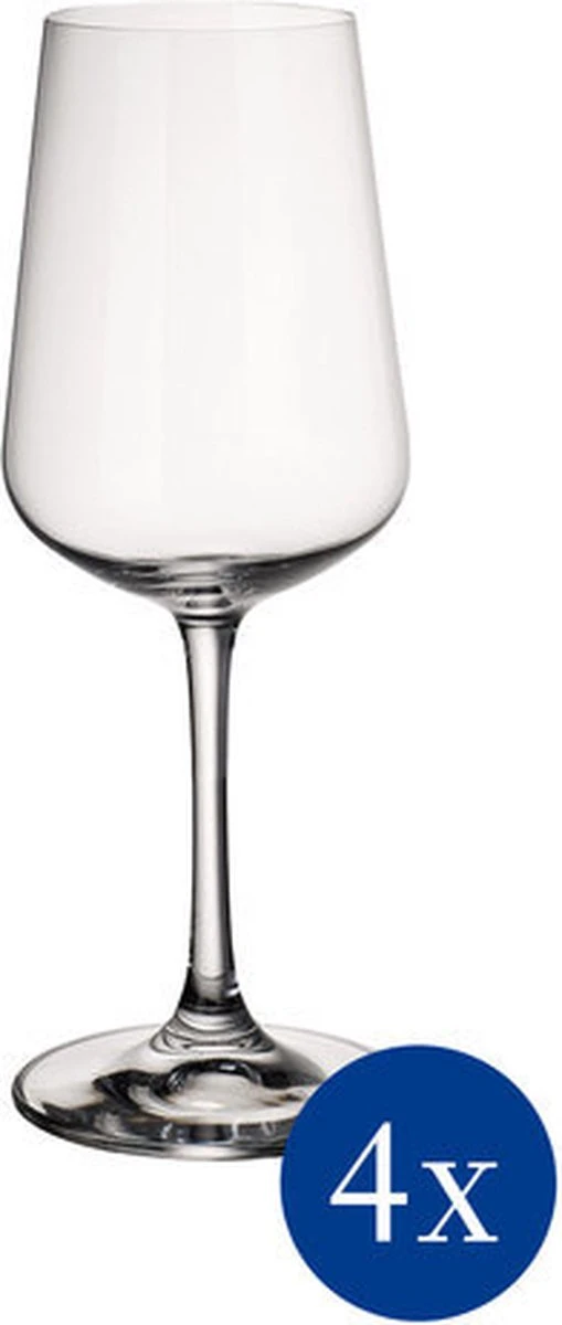 Villeroy & Boch Ovid Witte Wijnglas - 4 Stuks - Glas 4 Villeroy & Boch Ovid Witte Wijnglas - 4 Stuks - Glas - Afbeelding 4