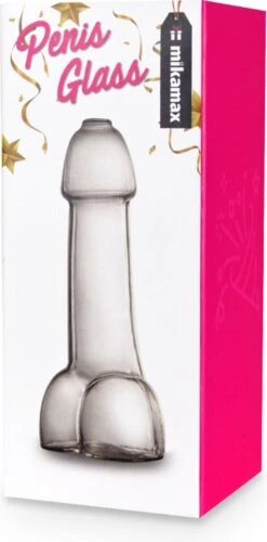 MikaMax Piemel Glas - Shotglas Penis - Cocktail Glas - Alcohol - Grappig Cadeau - Vrijgezellenfeest - Drankspel - 150 Ml - 5.5 X 5.5 X 15 Cm - Transparant - Glas -Keukenheld Verkoopwinkel 593x1200