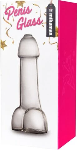 MikaMax Piemel Glas - Shotglas Penis - Cocktail Glas - Alcohol - Grappig Cadeau - Vrijgezellenfeest - Drankspel - 150 Ml - 5.5 X 5.5 X 15 Cm - Transparant - Glas -Keukenheld Verkoopwinkel 618x1200