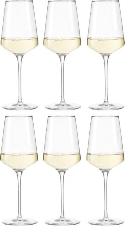 Leonardo Witte Wijnglas Puccini - 400 Ml - Set 6 Stuks -Keukenheld Verkoopwinkel 667x1200