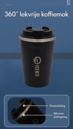 ICENTI - RVS Koffiebeker To Go - 380ml – Groen - Thermosbeker - Lekvrij - Dubbelwandig - Koffie Beker - Theebeker – Coffeemugg - Theemugg -Keukenheld Verkoopwinkel 685x1200 2