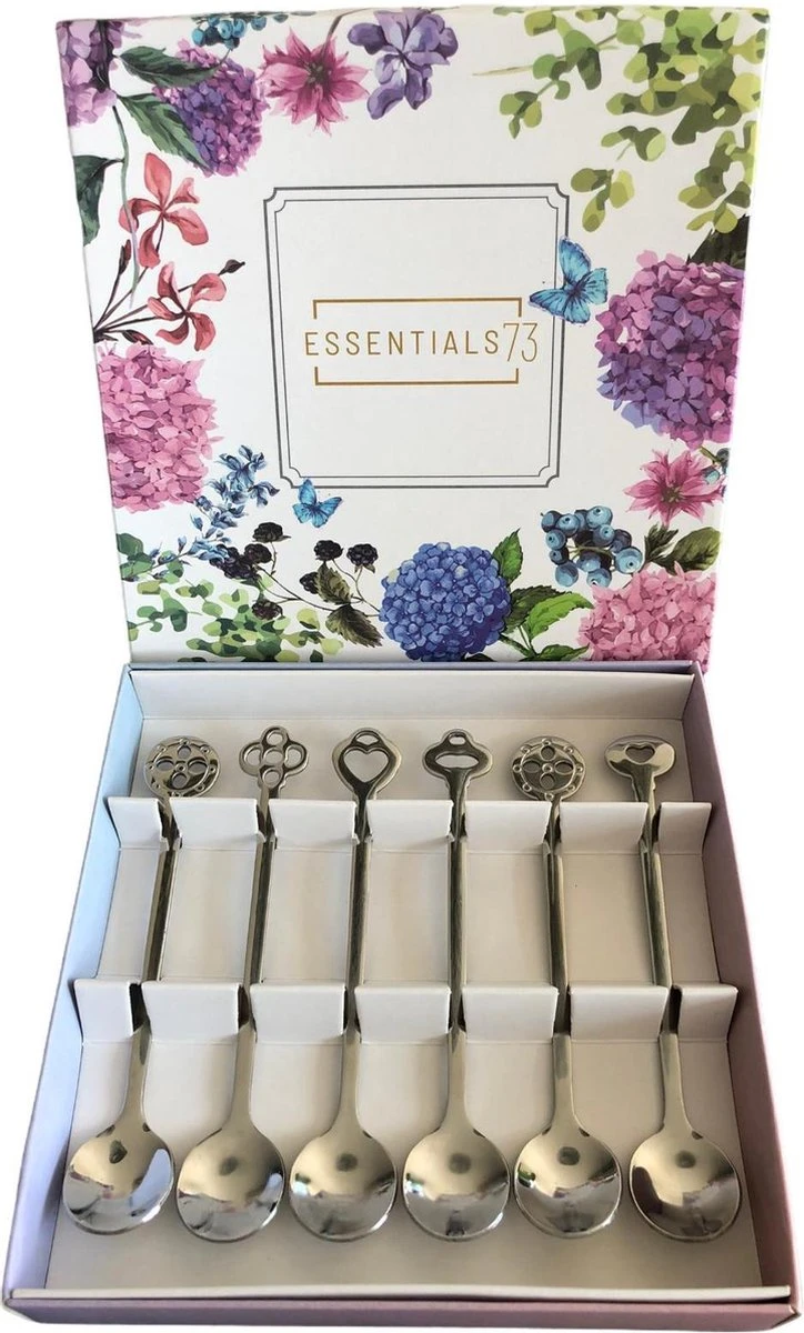 ESSENTIALS73 Luxe Theelepel - Koffielepel Set Van 6 RVS - Theelepeltje - Lepeltjes - Lepels - Koffielepeltje -Koffielepels - Theelepels - Lepel - Koffie - Thee - Lepeltje 2 ESSENTIALS73 Luxe Theelepel - Koffielepel Set Van 6 RVS - Theelepeltje - Lepeltjes - Lepels - Koffielepeltje -Koffielepels - Theelepels - Lepel - Koffie - Thee - Lepeltje - Afbeelding 2
