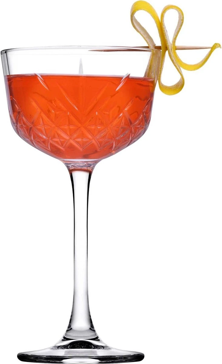 Paşabahçe Timeless - Cocktailglazen - Set Van 4 - 160ml 2 Paşabahçe Timeless - Cocktailglazen - Set Van 4 - 160ml - Afbeelding 2