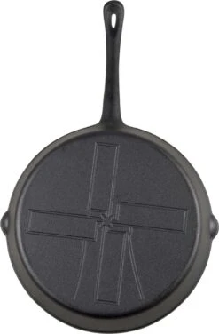 The Windmill Koekenpan Skillet Maxi 26 Cm Gietijzer Zwart -Keukenheld Verkoopwinkel 789x1200