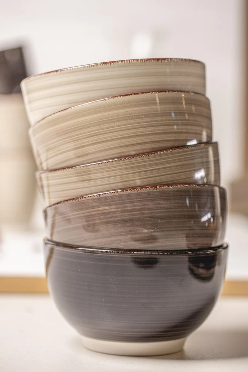 Studio Tavola Kommen Vintage Loft ø 14 Cm - 6 Stuks 3 Studio Tavola Kommen Vintage Loft ø 14 Cm - 6 Stuks - Afbeelding 3