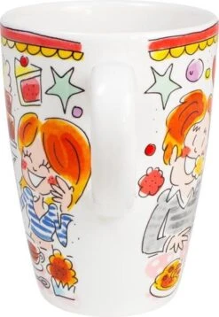 Blond Amsterdam Even Bijkletsen Beker XL 500 Ml - Rode Rand 8 Blond Amsterdam Even Bijkletsen Beker XL 500 Ml - Rode Rand -Keukenheld Verkoopwinkel 827x1200 4