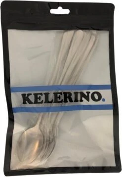 Latte Machiato Lepels – RVS Lange Yoghurt, Dessert Of Koffie Lepeltjes – KELERINO. - Set Van 12 Stuks -Keukenheld Verkoopwinkel 829x1200