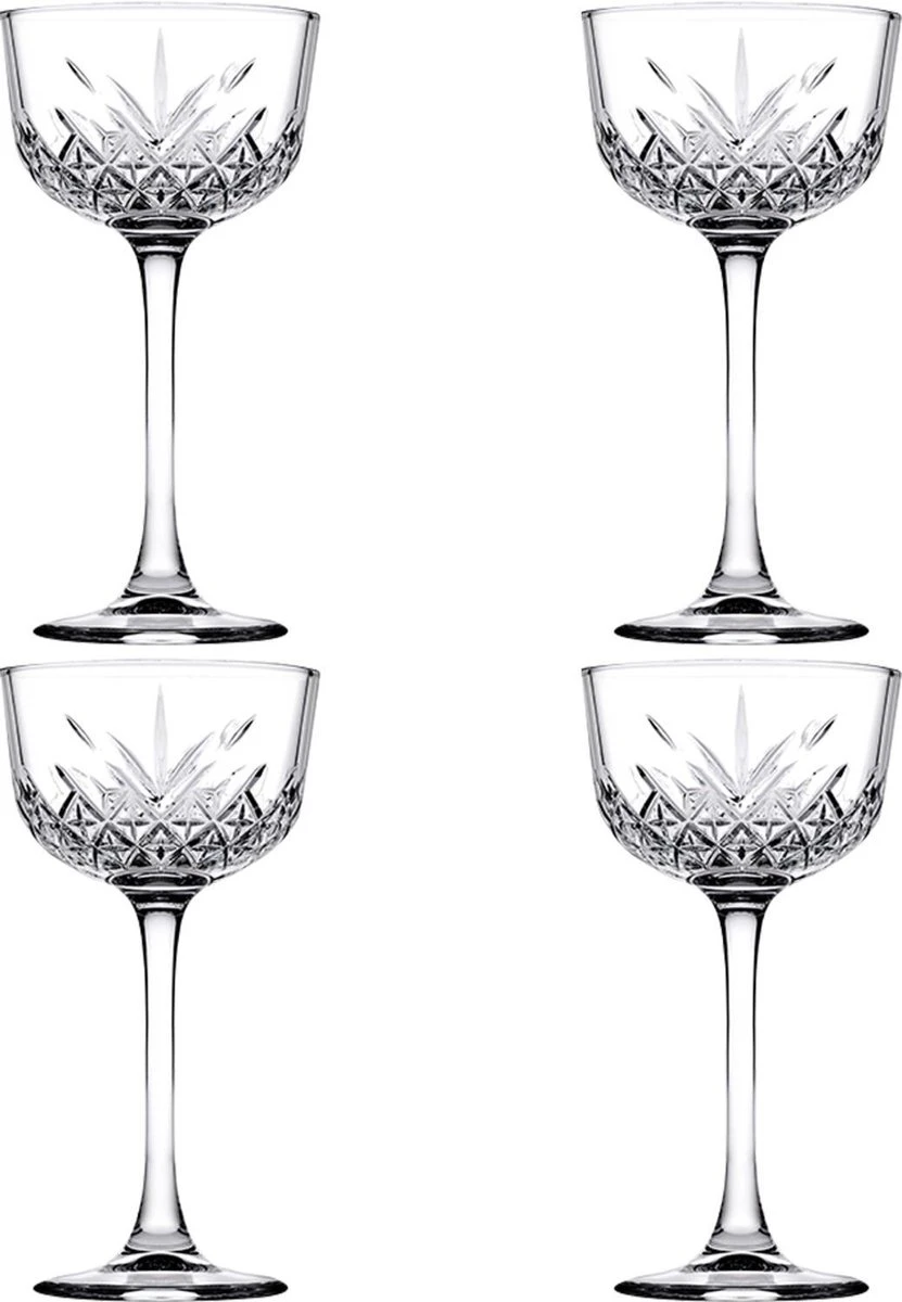 Paşabahçe Timeless - Cocktailglazen - Set Van 4 - 160ml 1 Paşabahçe Timeless - Cocktailglazen - Set Van 4 - 160ml