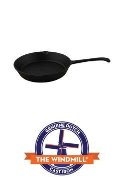 The Windmill Koekenpan Skillet Maxi 26 Cm Gietijzer Zwart -Keukenheld Verkoopwinkel 832x1200