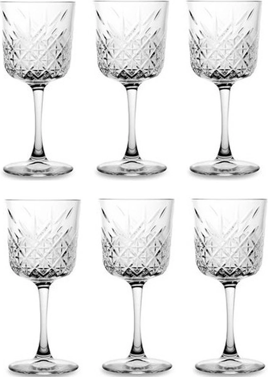 Pasabahce - Timeless Wijnglas - 33 Cl - 6 Stuks 1 Pasabahce - Timeless Wijnglas - 33 Cl - 6 Stuks