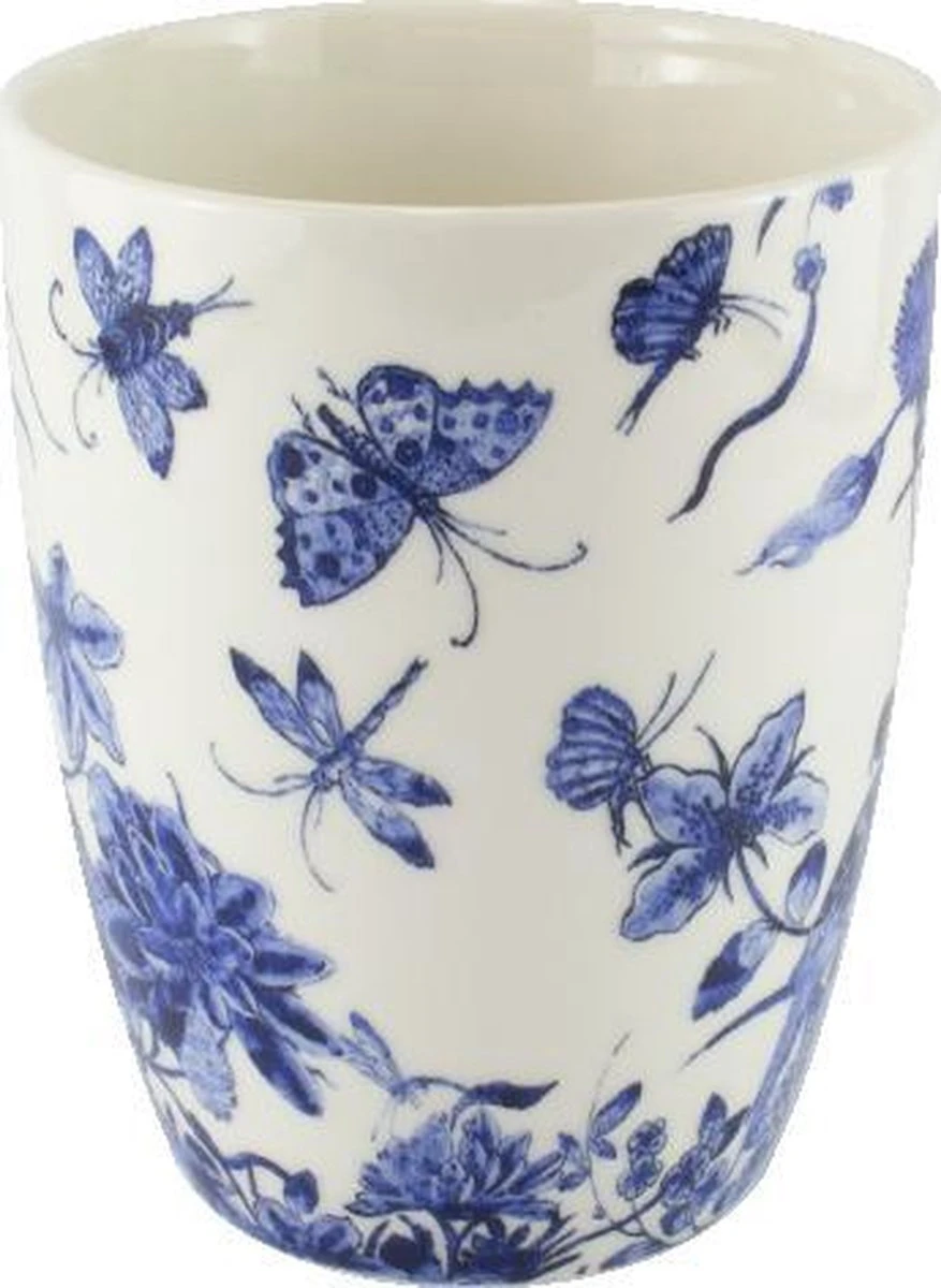 Mok, Delftsblauwe Vogels, Rijksmuseum 2 Mok, Delftsblauwe Vogels, Rijksmuseum - Afbeelding 2