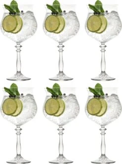 Libbey Cocktailglas 1924 Gin Tonic – 620 Ml / 62 Cl - 6 Stuks - Vaatwasserbestendig - Vintage Design