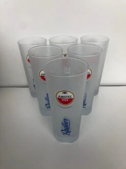 Amstel Radler Frosted Bierglas Bierglazen Doos 6x30cl Bier Glas Glazen