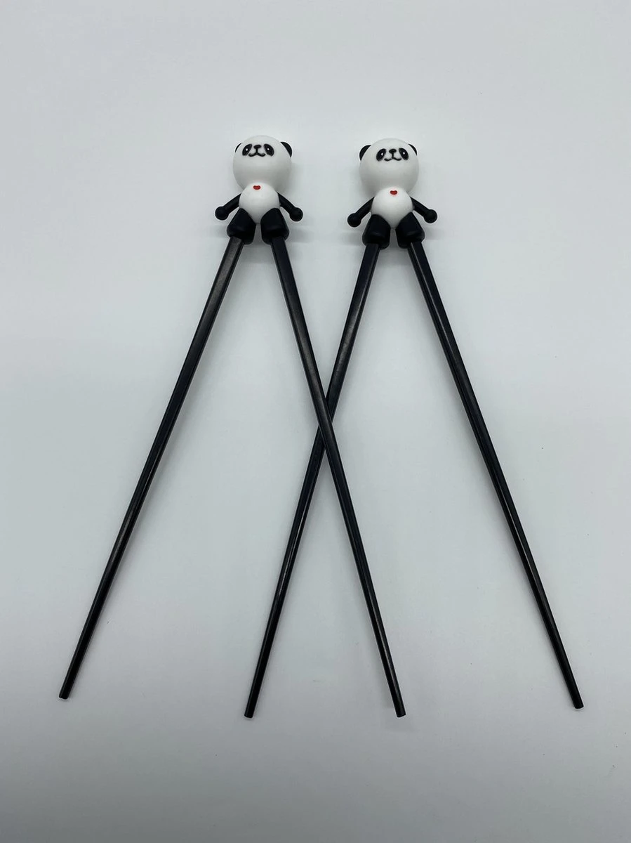 Eetstokje - Chopstick Child – 2 Stuks - Eetstokjes Voor Kinderen – Pandabeer - 22.5 Cm – Zwart/wit – Chopstick – Panda Bear 1 Eetstokje - Chopstick Child – 2 Stuks - Eetstokjes Voor Kinderen – Pandabeer - 22.5 Cm – Zwart/wit – Chopstick – Panda Bear