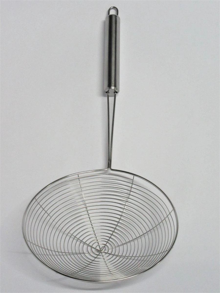 Frituurschep / Schuimspaan Metaal RVS 38cm 1 Frituurschep / Schuimspaan Metaal RVS 38cm