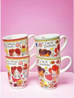 Blond Amsterdam Even Bijkletsen Beker XL 500 Ml - Rode Rand 9 Blond Amsterdam Even Bijkletsen Beker XL 500 Ml - Rode Rand -Keukenheld Verkoopwinkel 910x1200 1