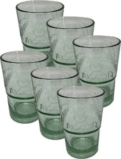 Bacardi Mojito Glazen Groen ( Set Van 6) -Keukenheld Verkoopwinkel 911x1200 1