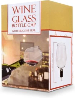 MikaMax Wijnfles Glas XXL - Groot Wijnglas - Past Standaard Kurk Op - 750ml -Keukenheld Verkoopwinkel 922x1200