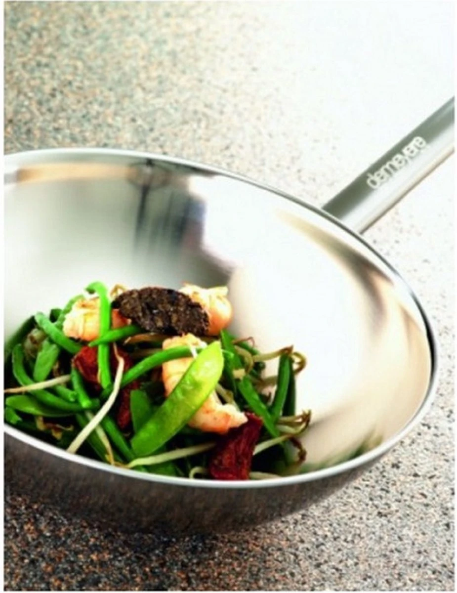 Demeyere Wok - Ø 30 Cm - Vlakke Bodem 7 Demeyere Wok - Ø 30 Cm - Vlakke Bodem - Afbeelding 7